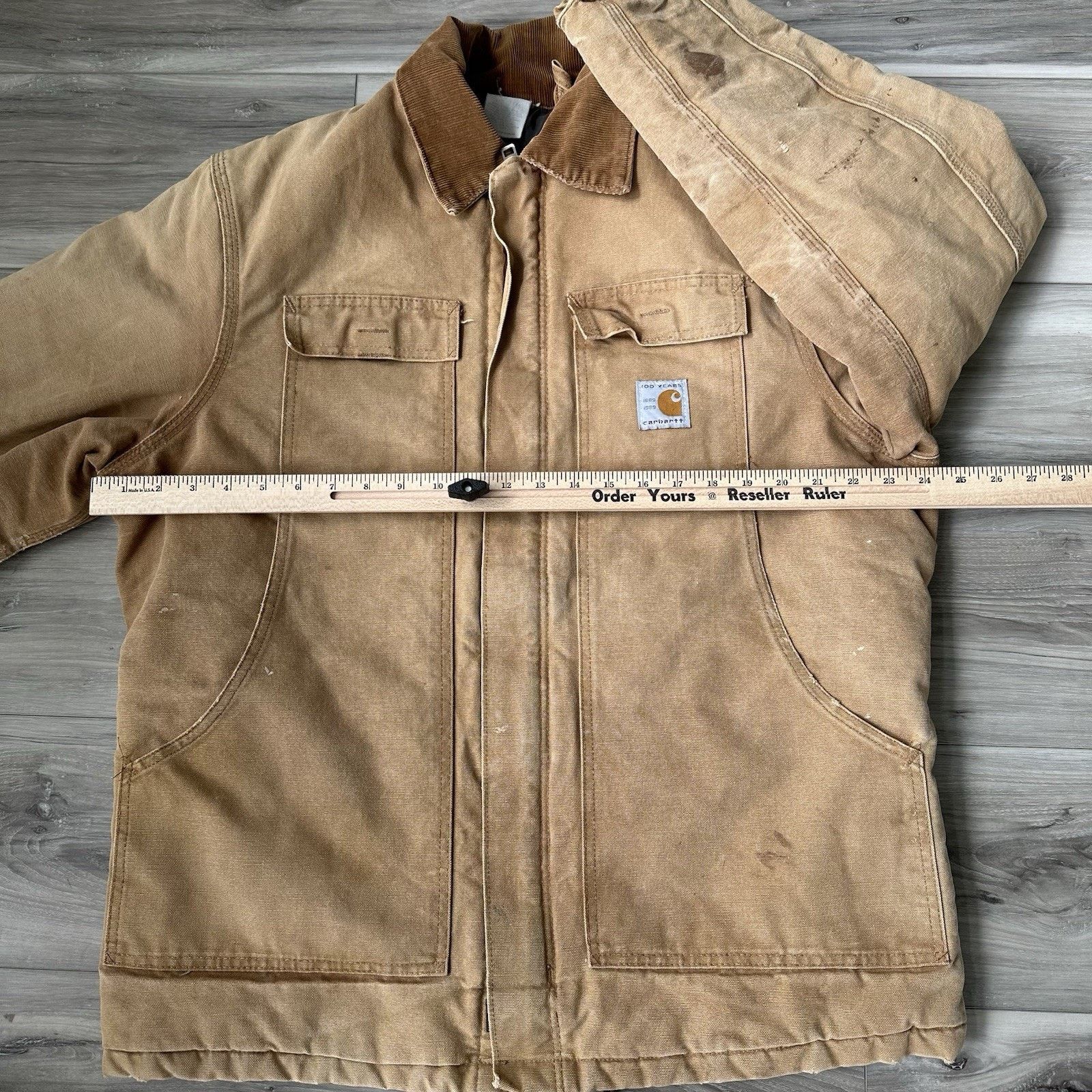 Carhartt VTG Carhartt 100 Year Arctic Quilted Lined Coat Jacket USA Size US XL / EU 56 / 4 - 14 Thumbnail