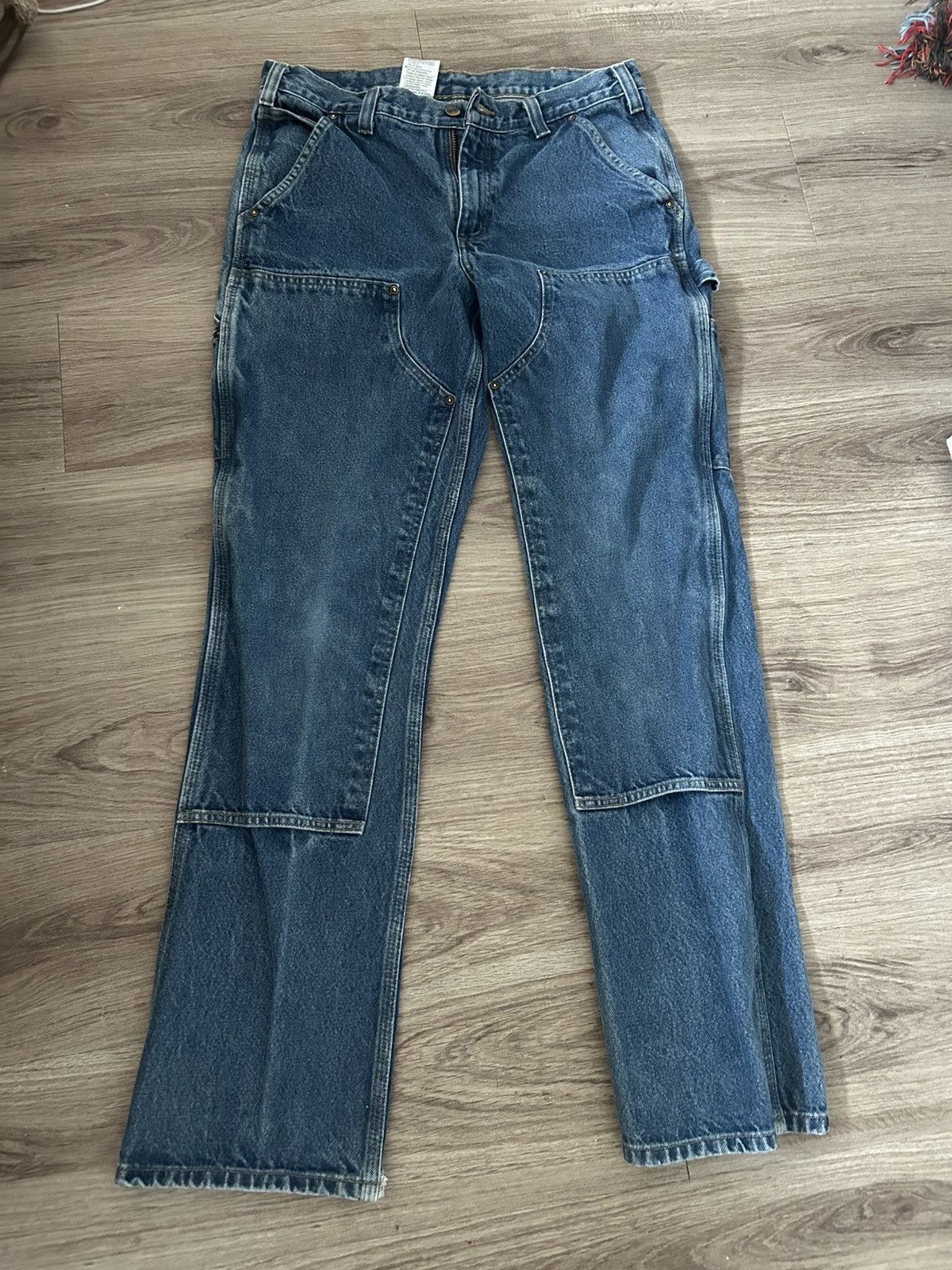 Carhartt Carhartt Denim Double Knee Carpenter Pants Size US 33 - 1 Thumbnail