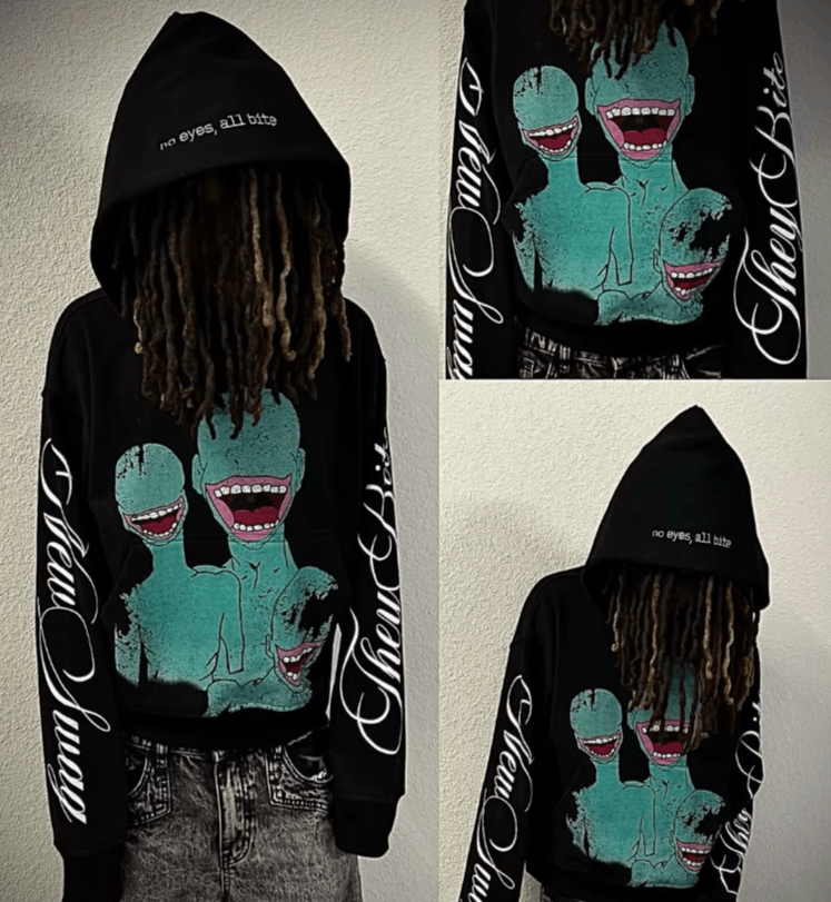 Japanese Brand American Gothic Printed Oversized Hoodie Size US L / EU 52-54 / 3 - 10 Thumbnail