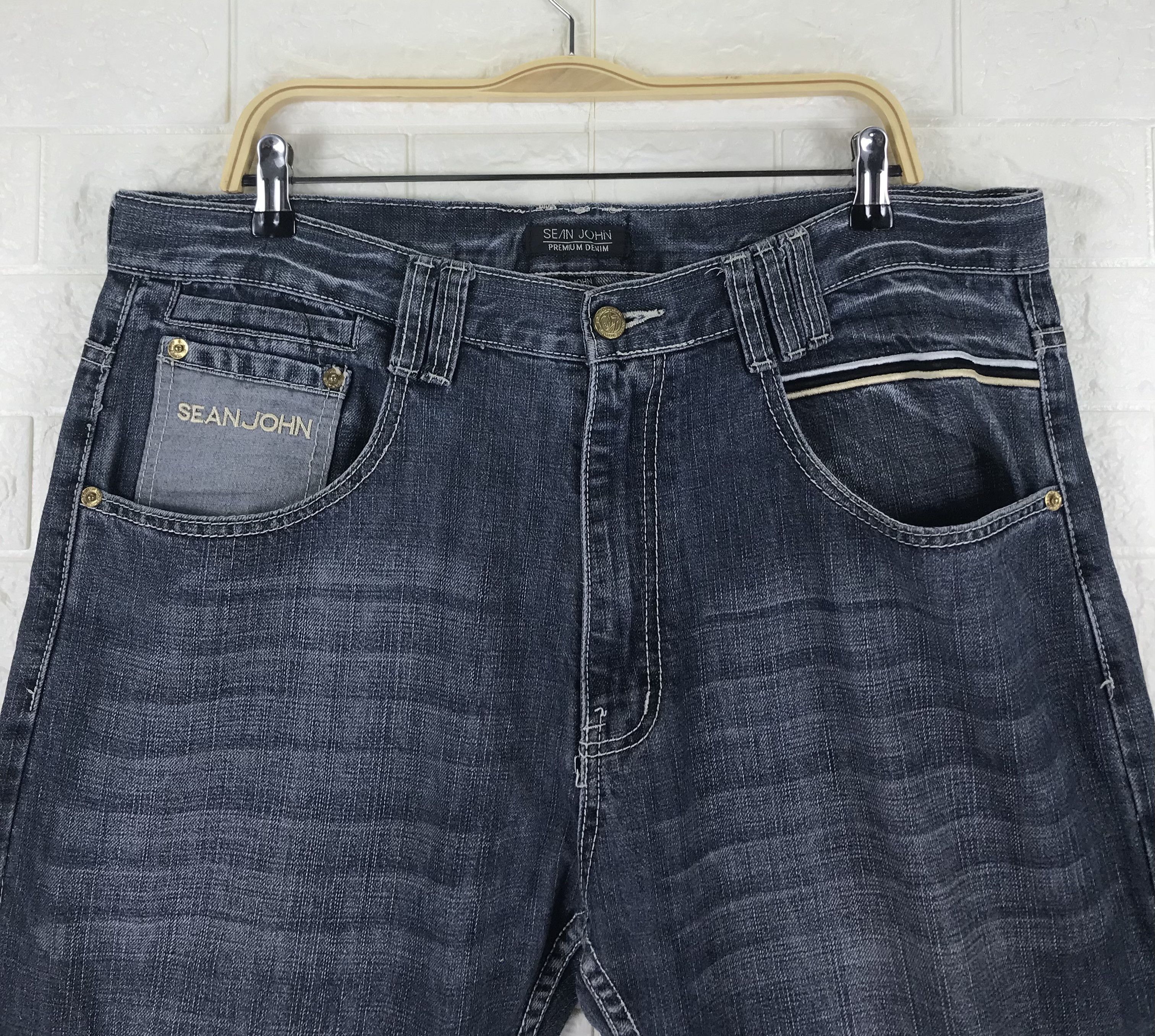 Sean John Vintage Sean John Big Pockets Baggy Jeans Wide Denim Size US 38 / EU 54 - 6 Thumbnail