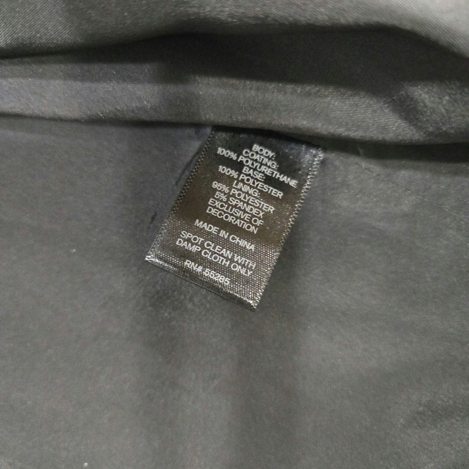 Express Black Faux Leather Moto Jacket Y2K Rocker Size Medium Size M / US 6-8 / IT 42-44 - 16 Thumbnail