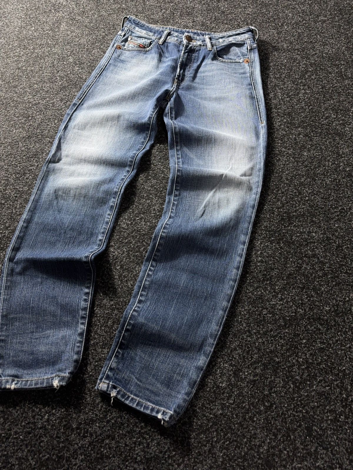 Diesel × If Six Was Nine × Vintage Vintage Diesel Industry Distressed Jeans skinny denim pants Size 29" - 3 Thumbnail
