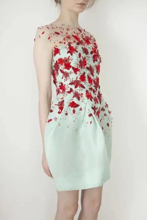 Monique Lhuillier Illusion Draped Dress Size XS / US 0-2 / IT 36-38 - 3 Thumbnail