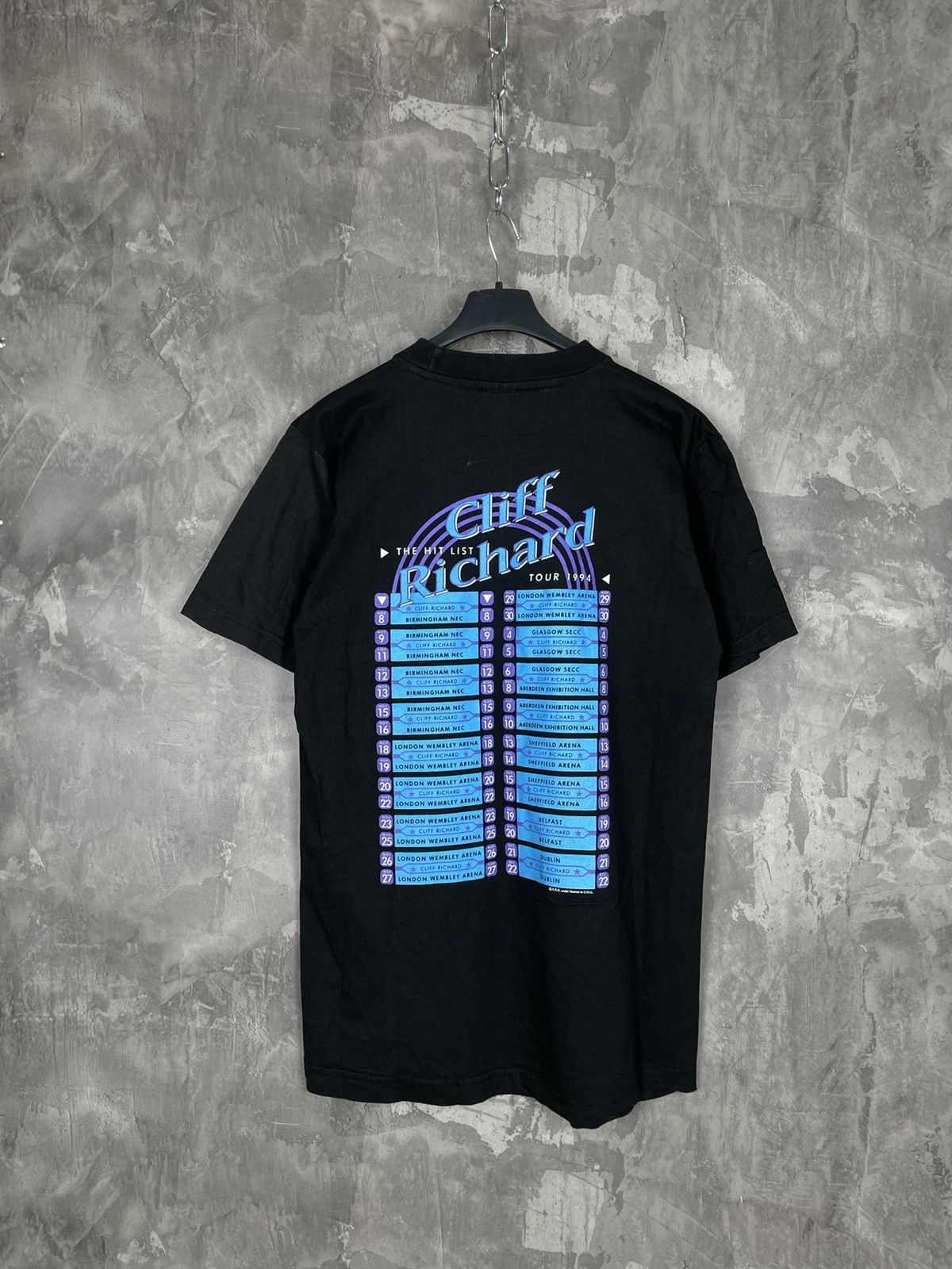 Band Tees × Vintage Cliff Richard Access All Areas Tour TShirt 90s Pop Rock Roll Size US M / EU 48-50 / 2 - 2 Thumbnail