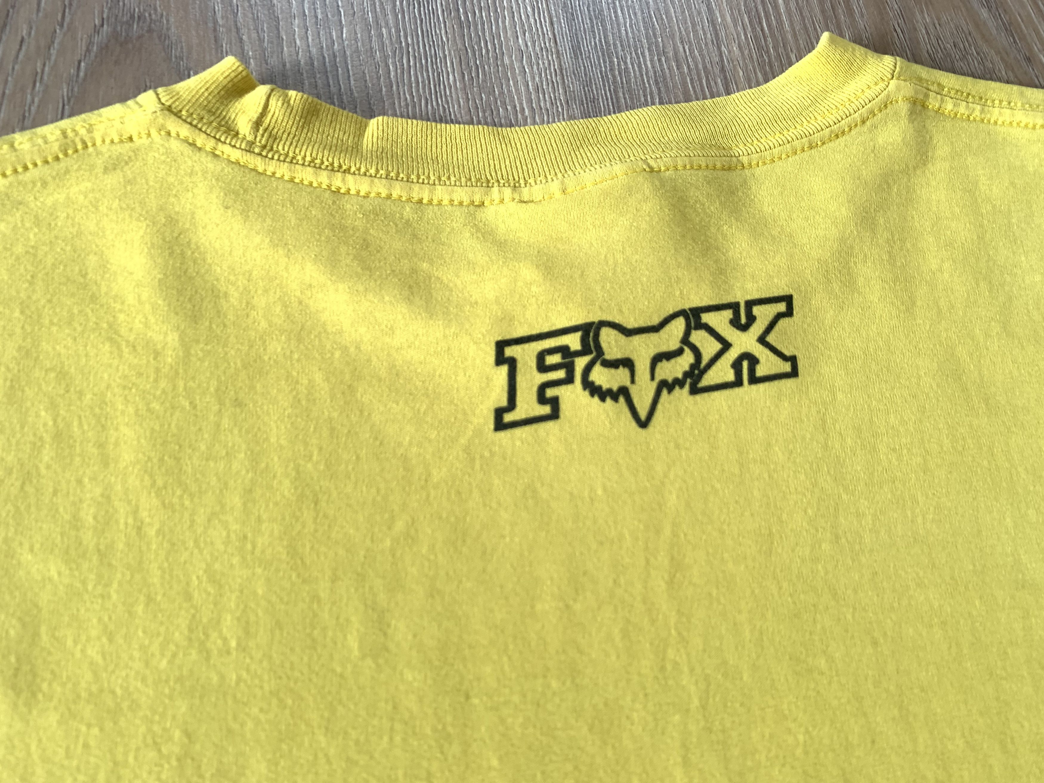 Fox Racing Vintage Fox Racing Yellow Cotton Print T Shirt Size US M / EU 48-50 / 2 - 7 Thumbnail