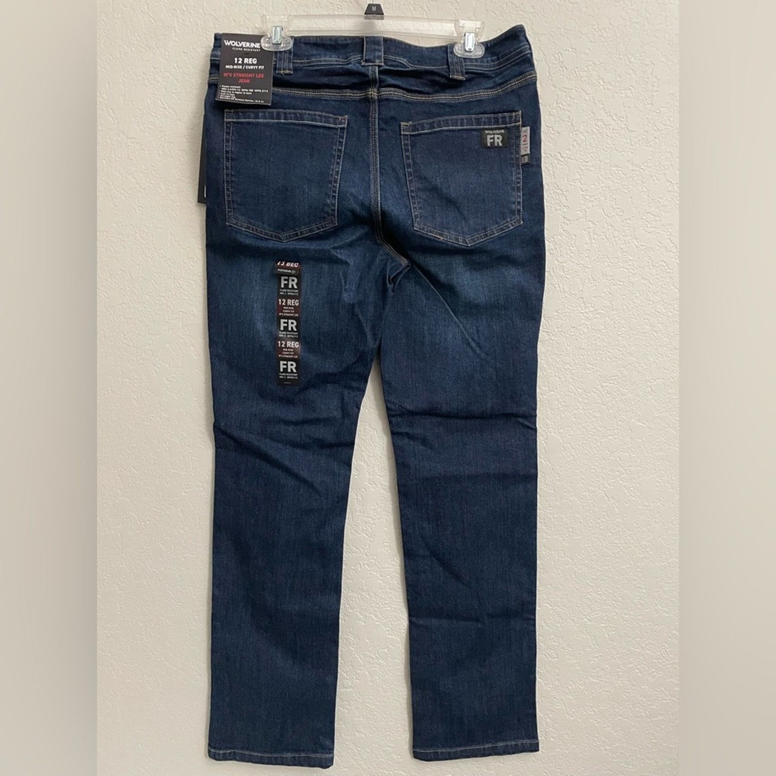Wolverine Wolverine Women's Fr stretch Straight Leg Curvy Jeans 12 Size 34" / US 12 / IT 48 - 7 Thumbnail