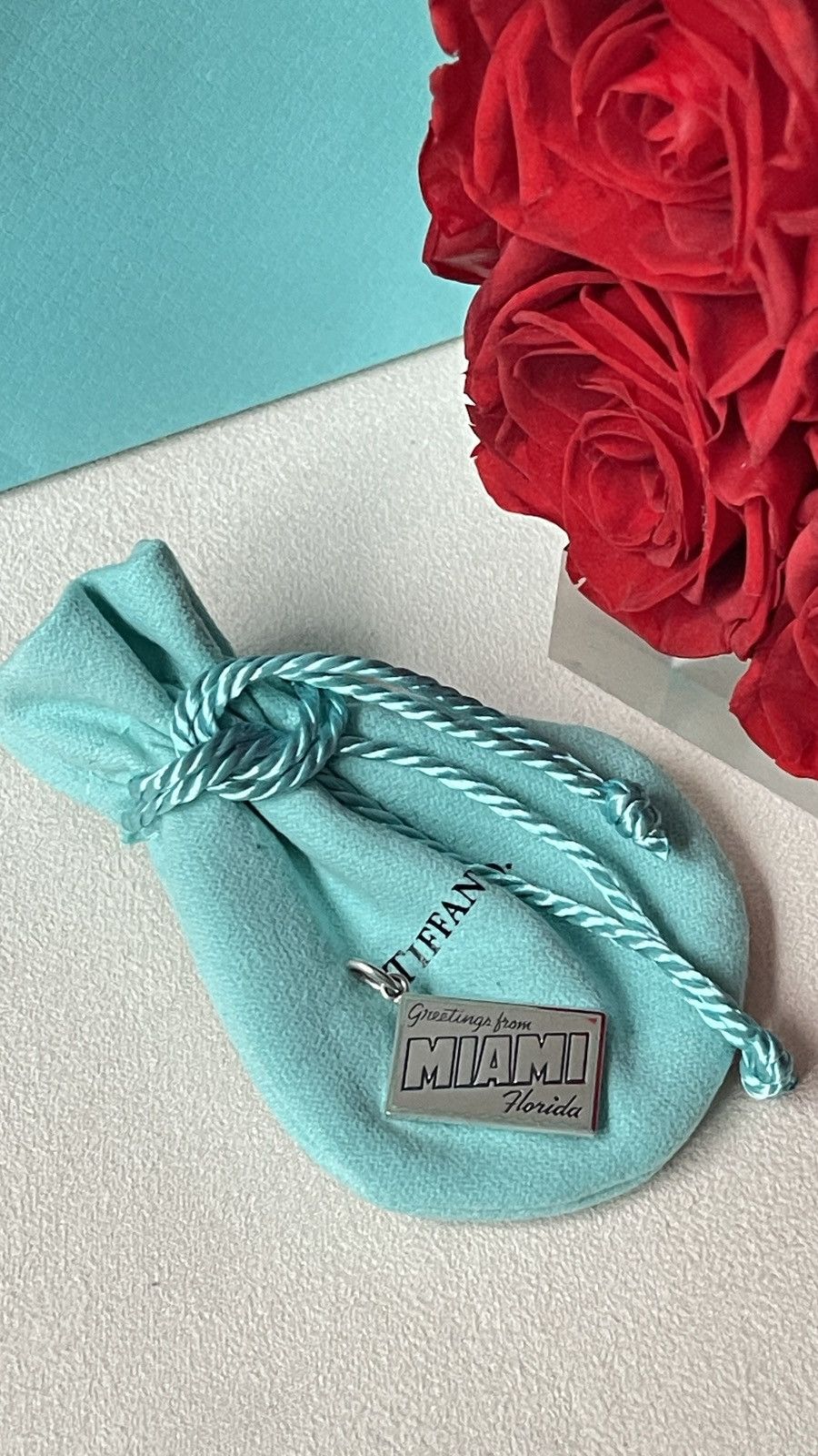 Tiffany & Co. Tiffany & Co. Miami Sterling Silver Postcard Charm NEW Size ONE SIZE - 3 Thumbnail