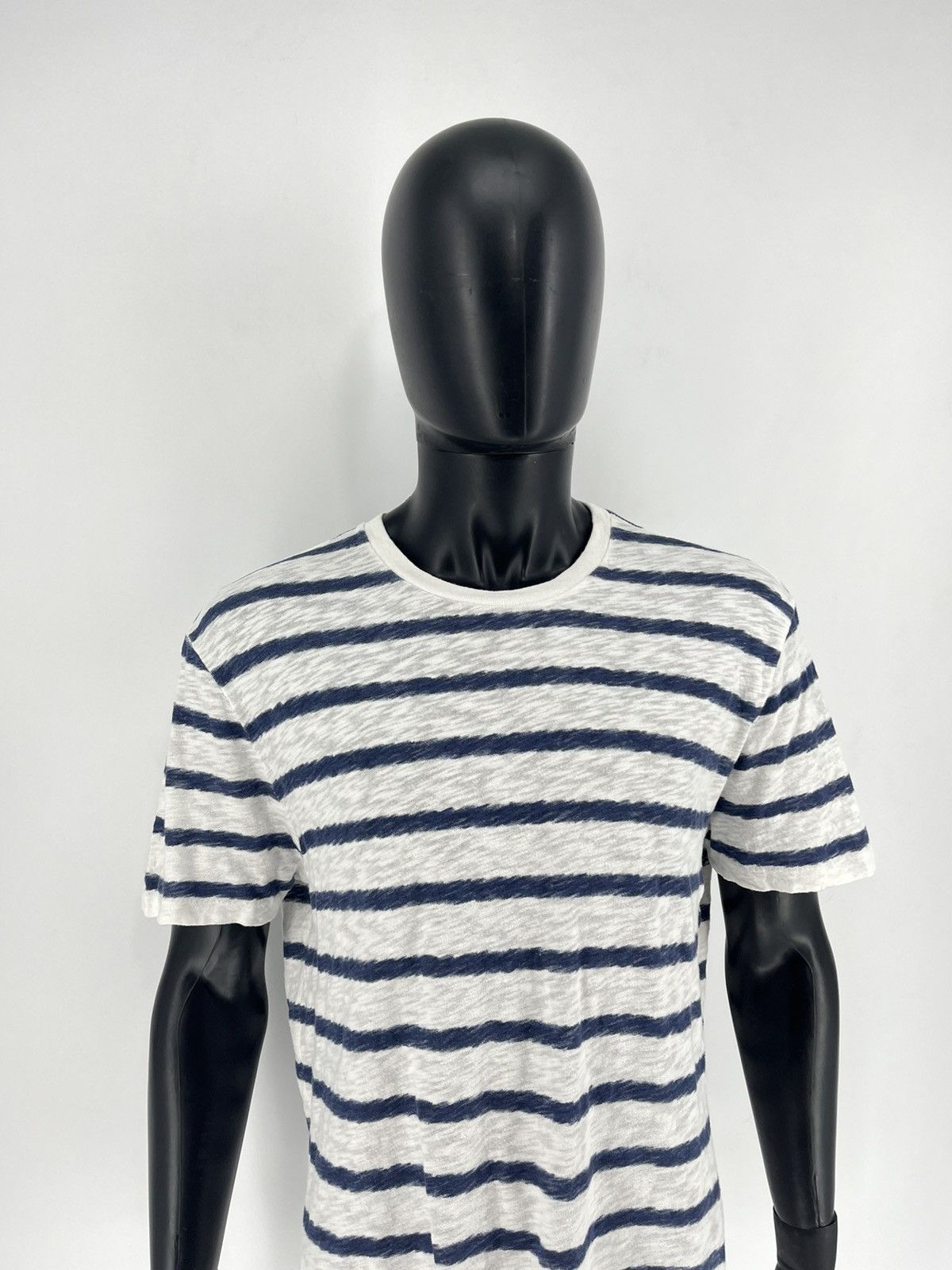 Other Vintage Y2K Allsaints Striped T-shirt luxury Sportswear SzXL Size US XL / EU 56 / 4 - 3 Thumbnail