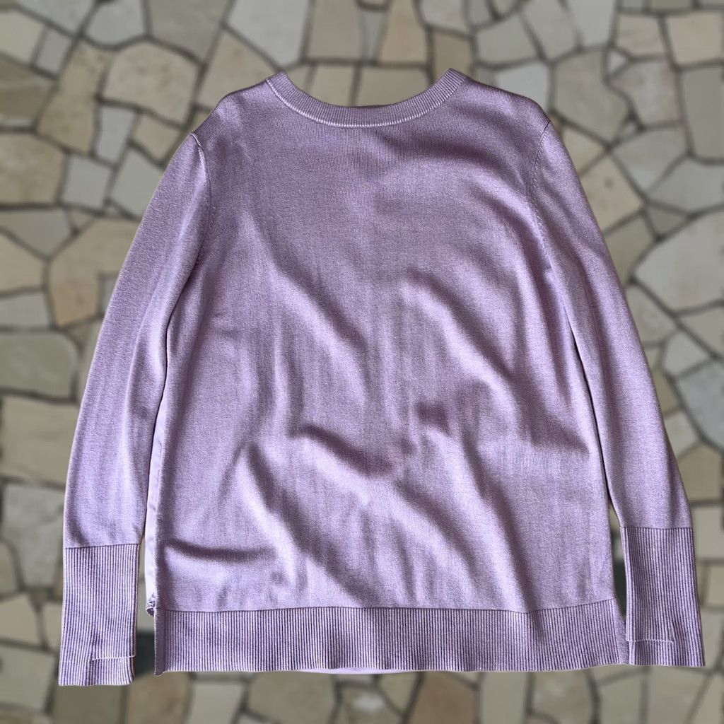 Lululemon Lululemon Still at Ease Sweater Pink Womens 10 Crew Neck Long Sleeve Knit Pullover Casual Athleisure Logo Size L / US 10 / IT 46 - 1 Thumbnail