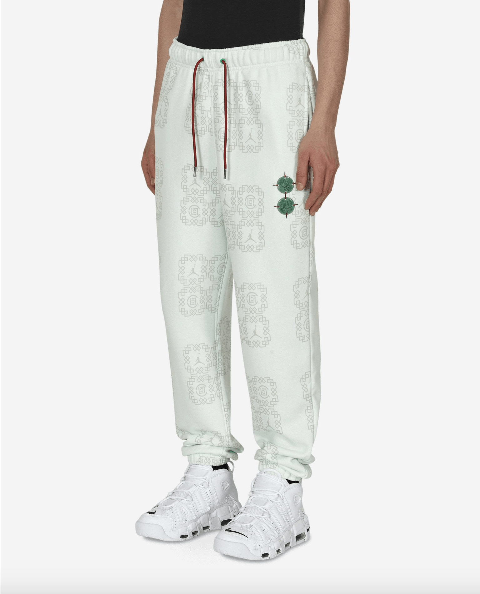 image of New! Nike Jordan X Clot All-Over Print Sweatpants Xxl in Jade, Men's (Size 38)