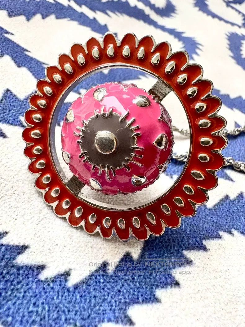 Vivienne Westwood Vivienne Westwood Antique Vulcan Floral Bohemian Enamel La Size ONE SIZE - 5 Thumbnail