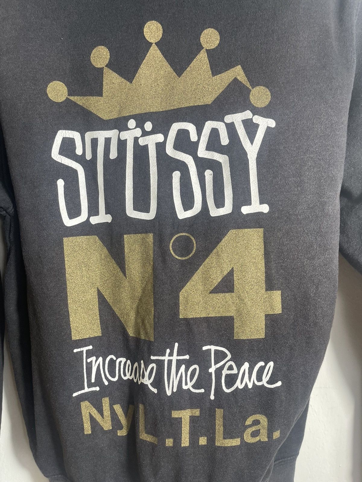 Stussy × Vintage Vintage Stussy N'4 Ny.L.T.La zipper hoodies Size US M / EU 48-50 / 2 - 5 Thumbnail