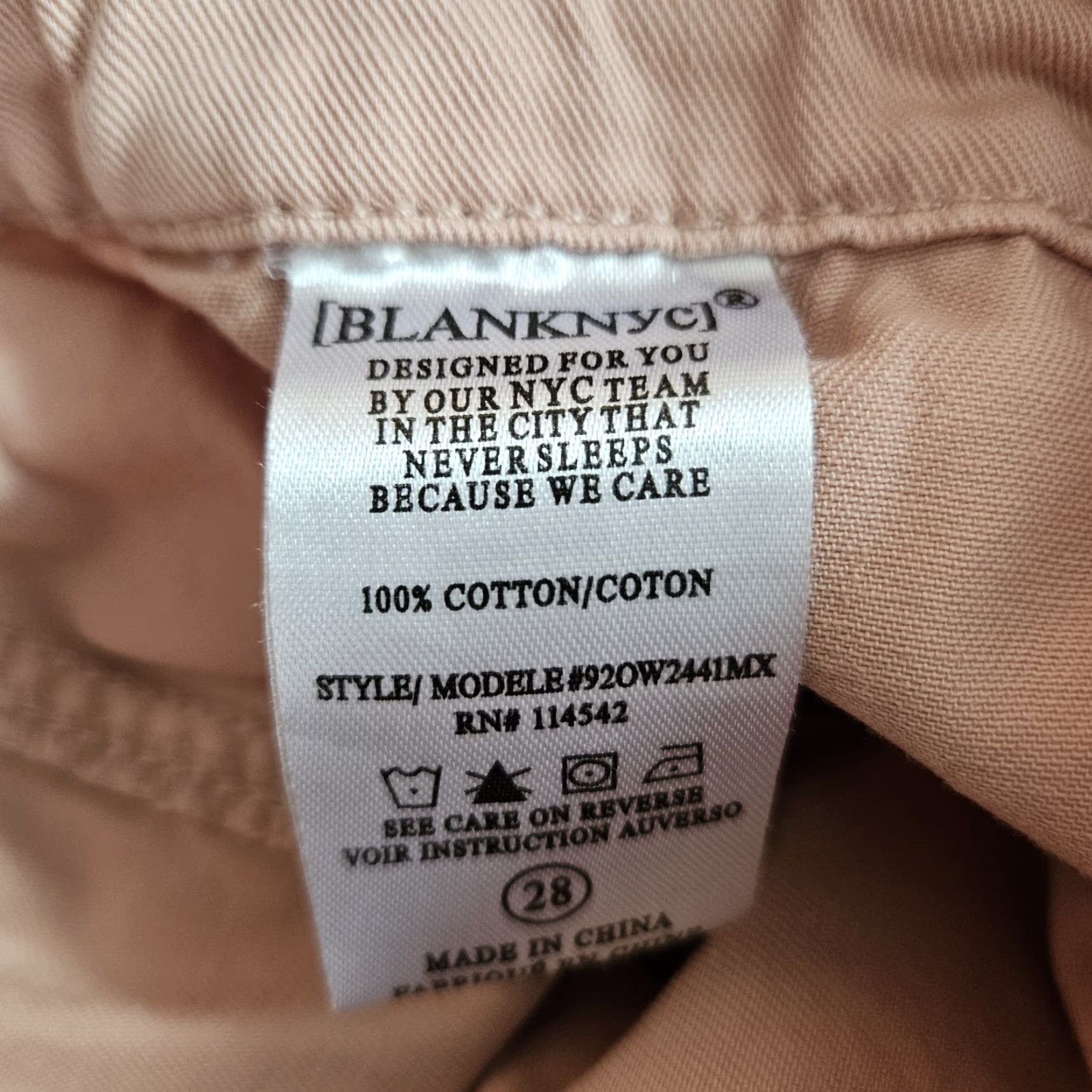 Vintage BLANKNYC Womens Cargo Pants Joggers Pink High Rise Cotton Size 28 Size 28" / US 6 / IT 42 - 6 Thumbnail