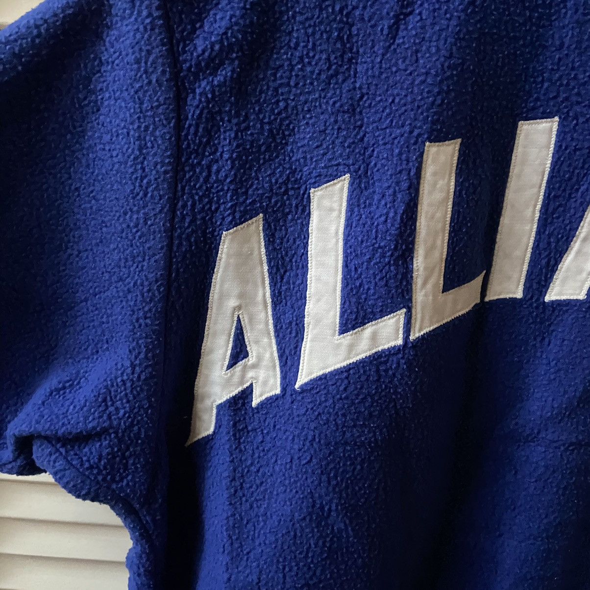 Vintage Vintage 50’s Era Blue Warm Up Terry Snap Shirt Jersey Size US S / EU 44-46 / 1 - 9 Thumbnail