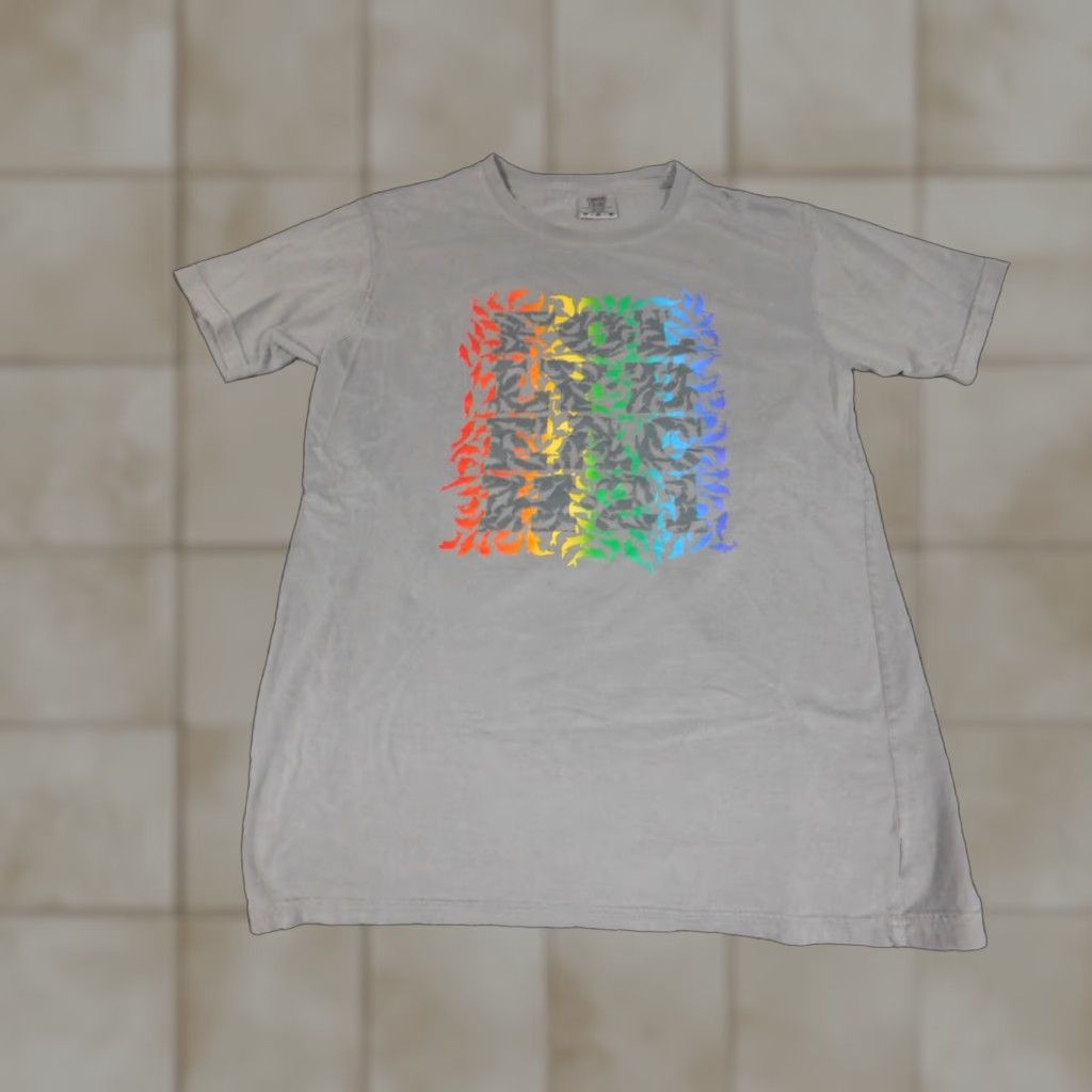 Comfort Colors Comfort Colors Shirt Mens M Gray Short Sleeve Crew Neck Logo T-Shirt Cotton Blend Polyester All Seasons Regular Modern Graphic Size US M / EU 48-50 / 2 - 1 Thumbnail