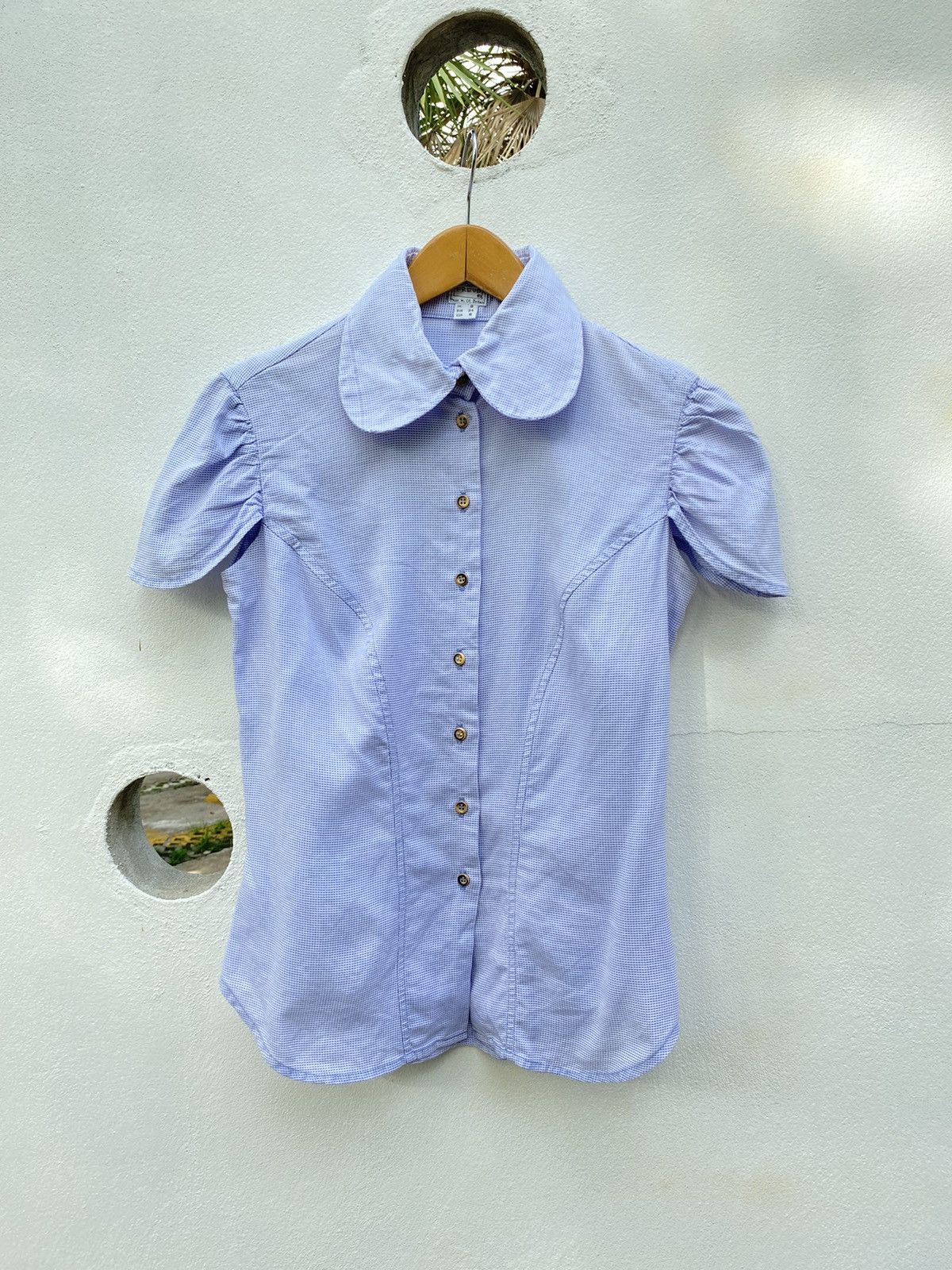 Bella Freud blue blouse shirt
