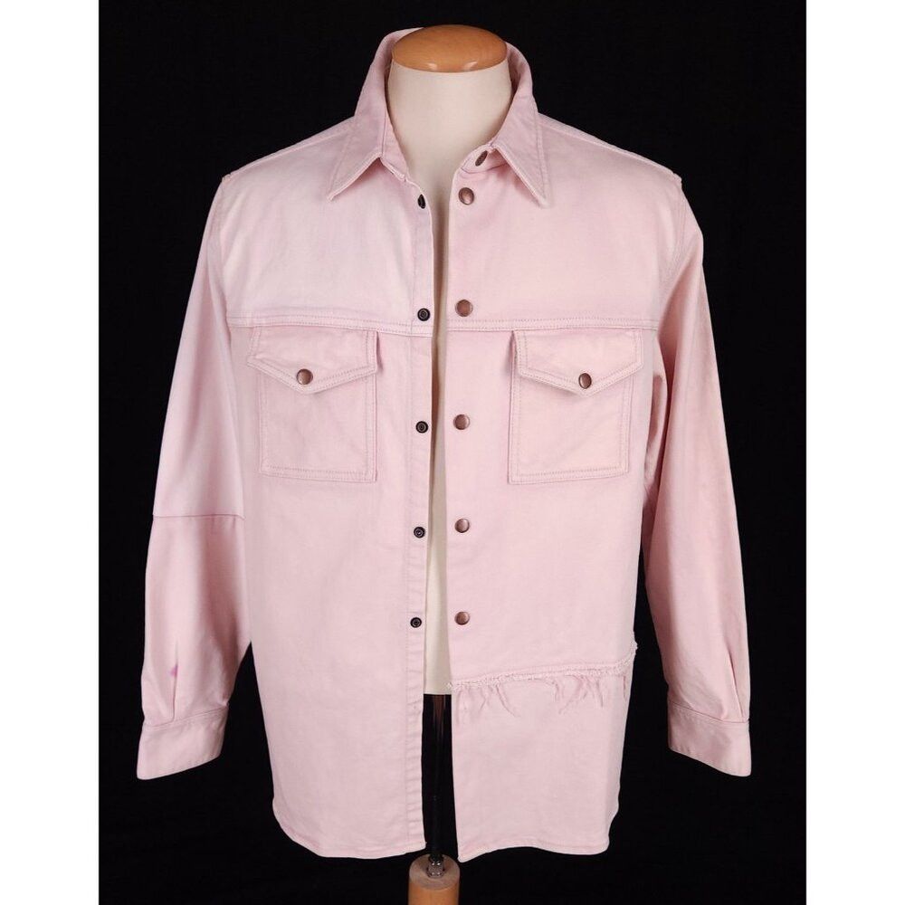 Acne Studios Acne Studios Panelled Denim Overshirt XS Mens Jacket Pink Size US XS / EU 42 / 0 - 2 Thumbnail