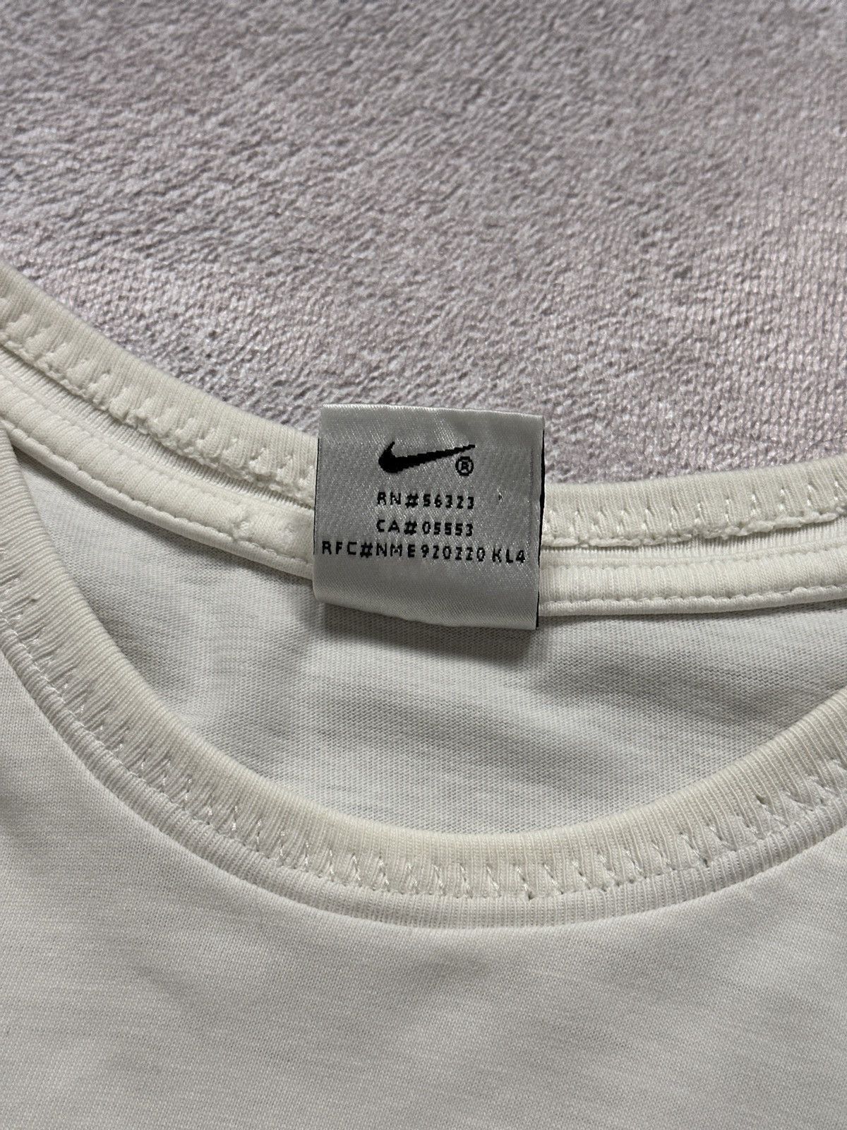 Vintage 90s Nike White T Shirt Tee Small Logo Rare
