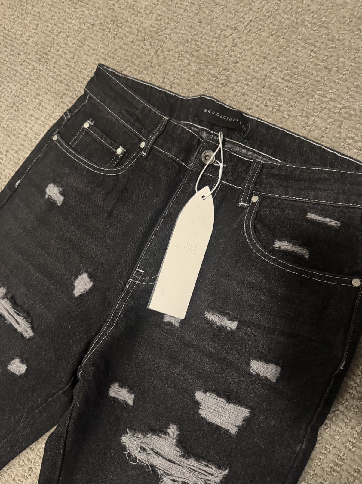 Who Decides War Who Decides War Jeans sz 30 Size US 30 / EU 46 - 3 Thumbnail