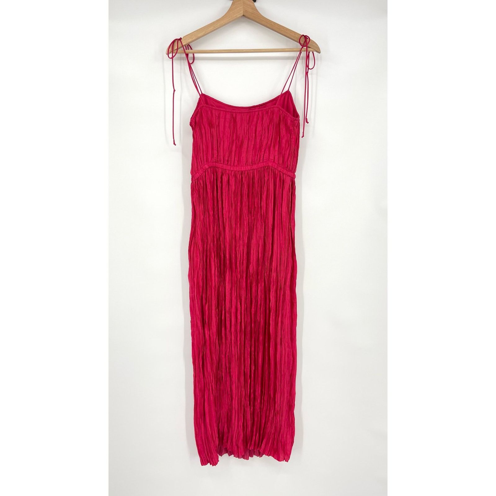 Ulla Johnson Ulla Johnson | Orla Dress Orchid Pink Crinkle Pleated Midi 8 Size M / US 6-8 / IT 42-44 - 5 Thumbnail