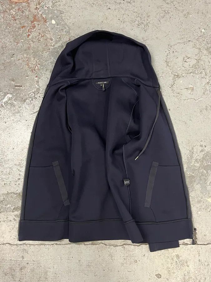 Helmut Lang Helmut Lang Navy Tape Zip-up Hoodie Size US S / EU 44-46 / 1 - 8 Thumbnail