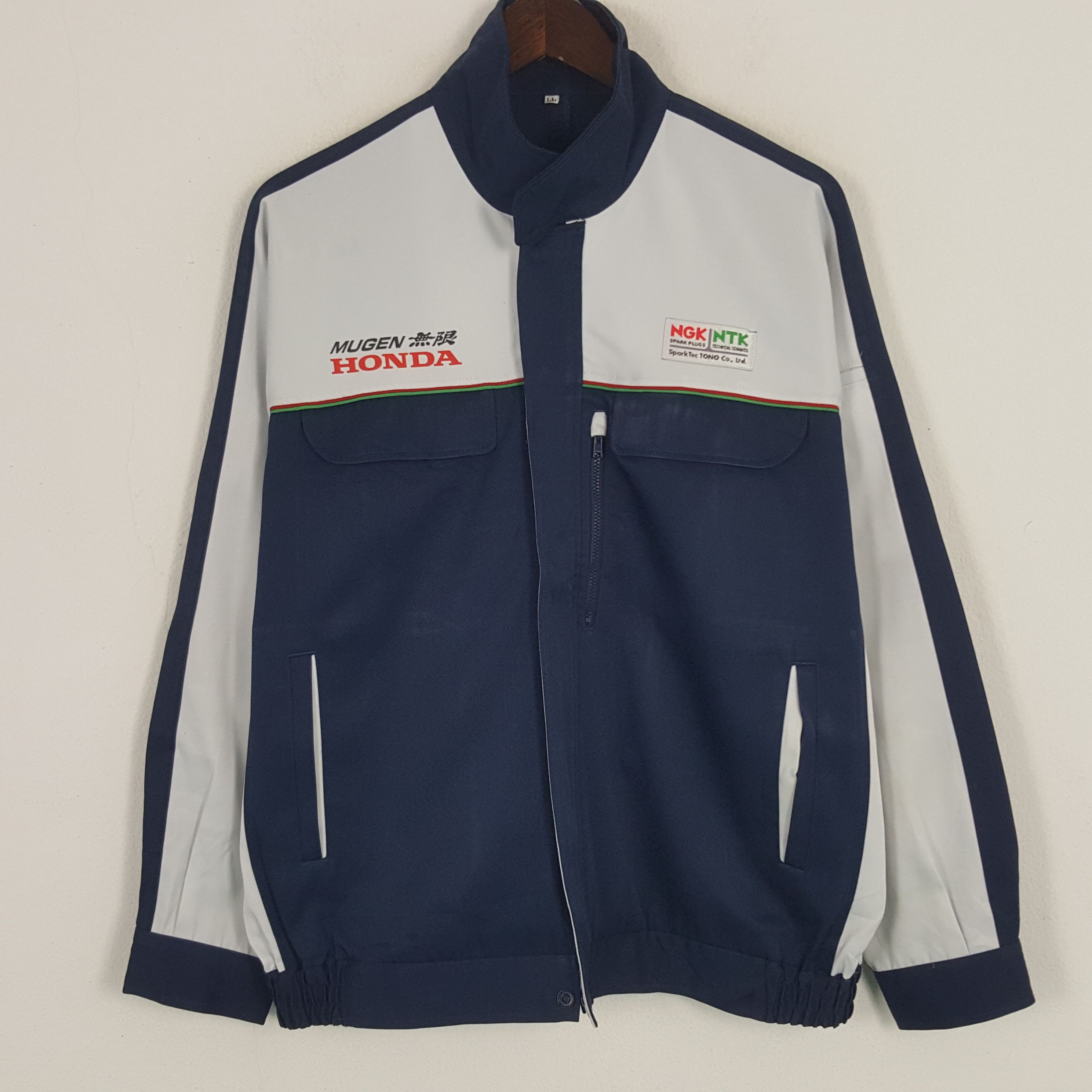 Honda × Japanese Brand × Vintage Vintage Mugen Honda Racing Custom Japan Uniform Jacket Size US XL / EU 56 / 4 - 3 Thumbnail