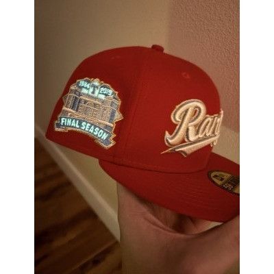 New Era Texas Rangers Final Season GLOW Patch Red 59FIFTY Fitted 7 1 Size ONE SIZE - 6 Thumbnail