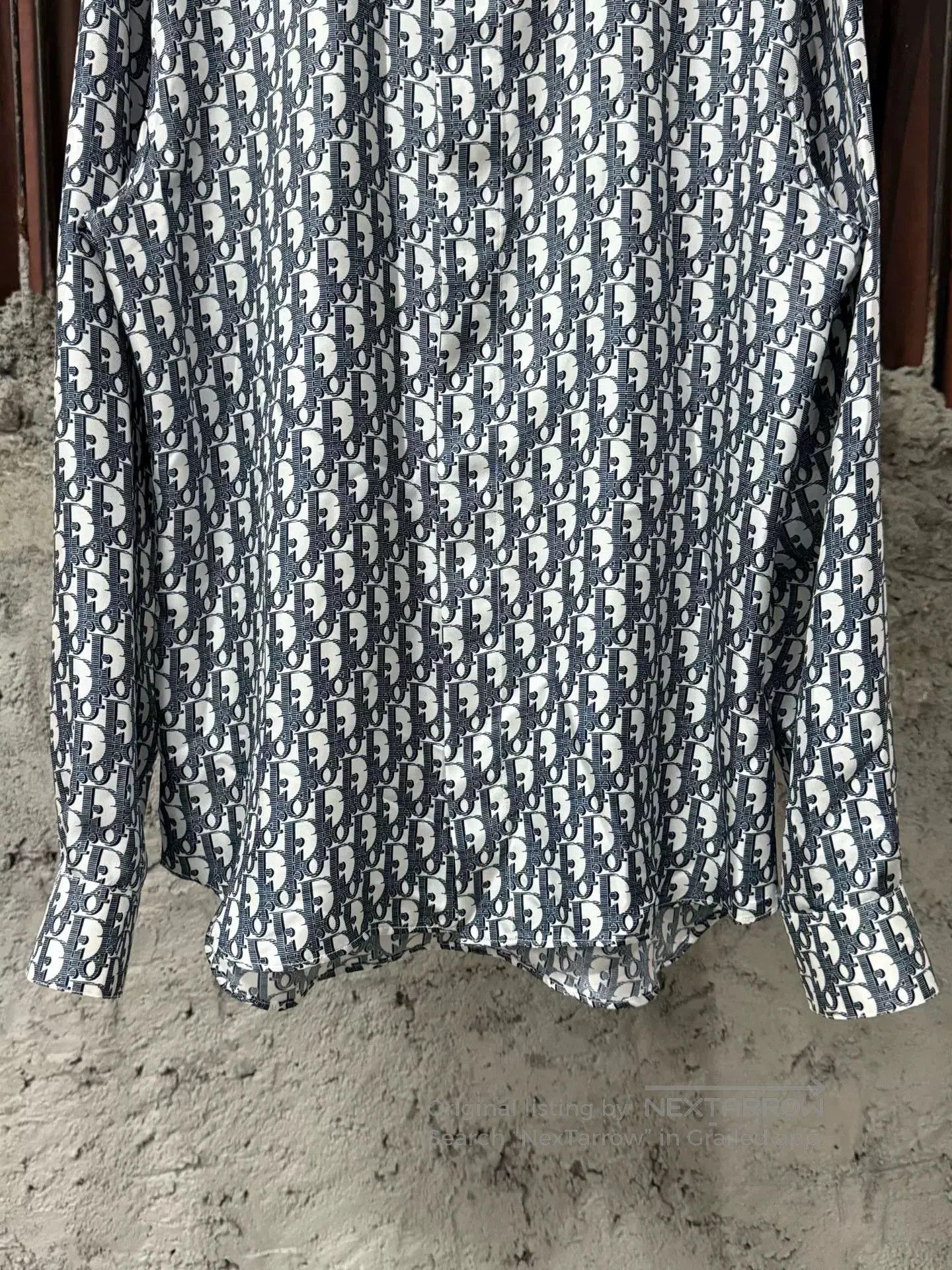 Dior Dior Silk Printed Long Sleeve Shirt. Size US M / EU 48-50 / 2 - 4 Thumbnail