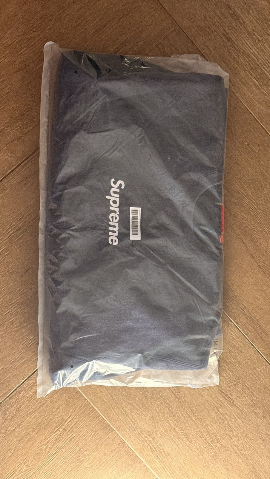 washed box logo crewneck Supreme