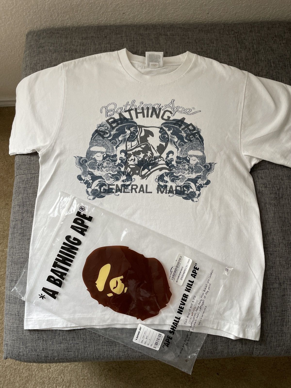 Japanese tattoo bape tee