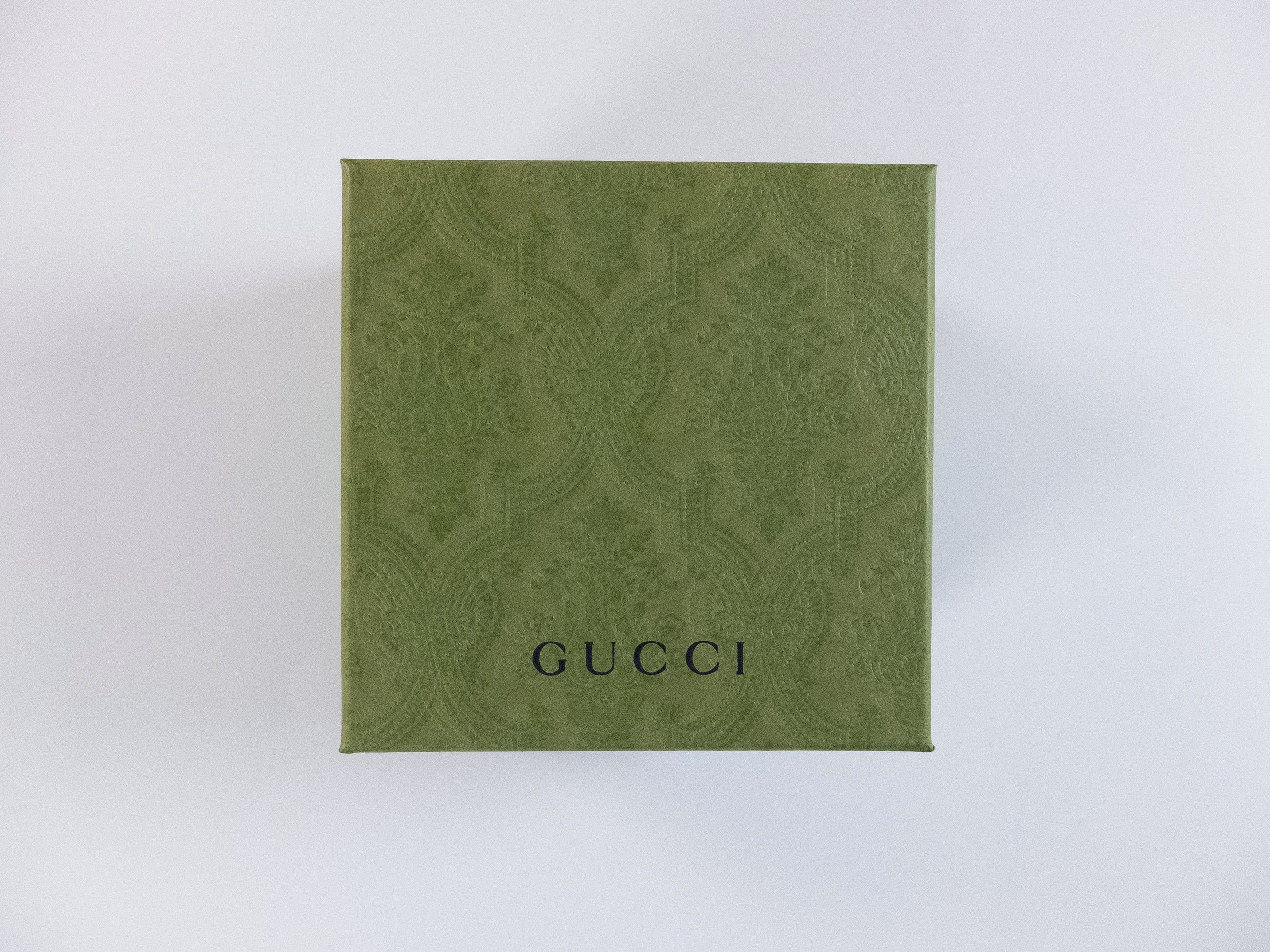 Gucci GUCCI blue Tian print clear glass paperweight stationery Size ONE SIZE - 7 Thumbnail