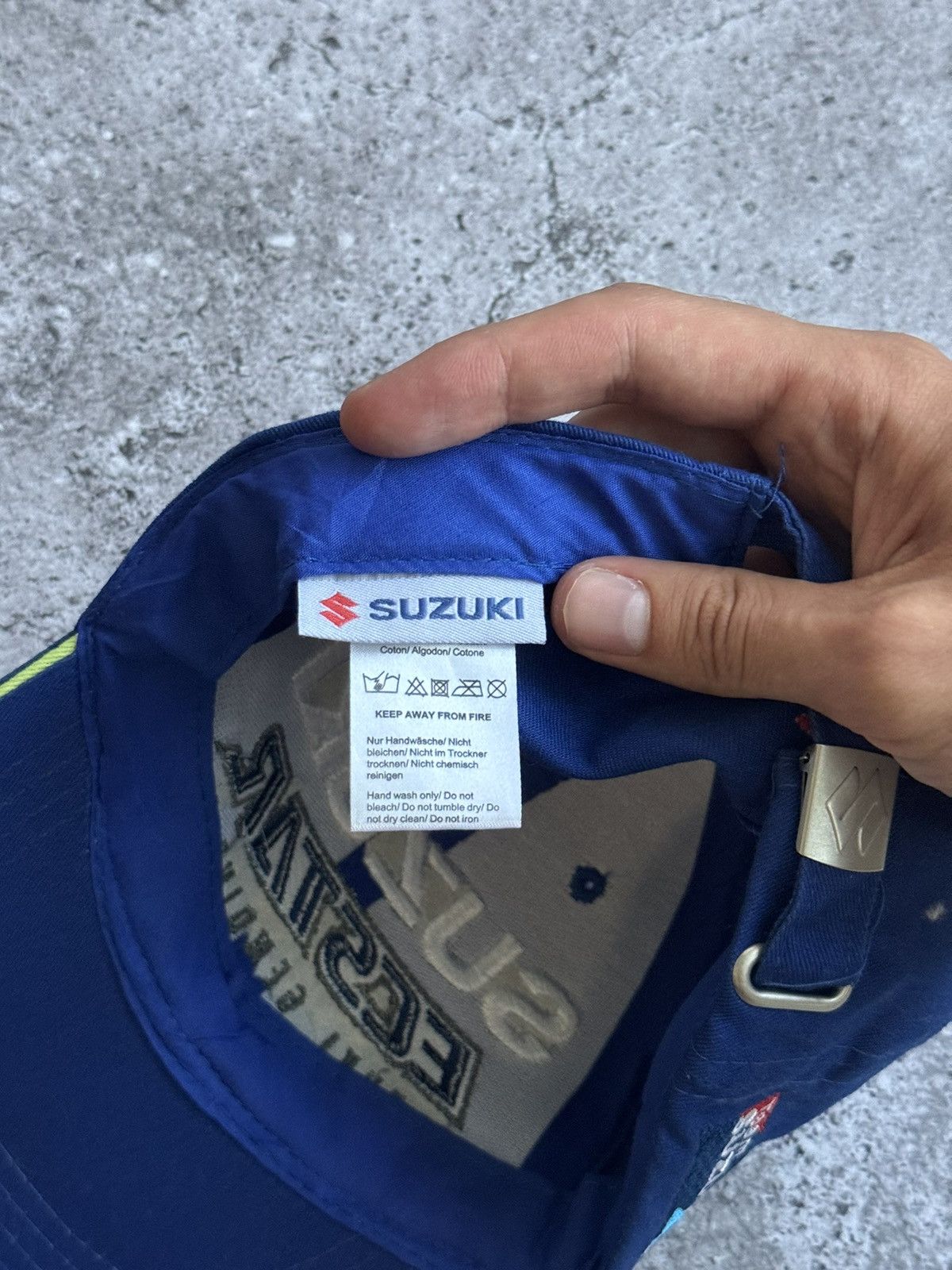 Japanese Brand Vintage Suzuki Ecstar Y2K Racing cap hat Size ONE SIZE - 8 Thumbnail