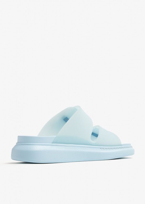 Alexander McQueen o1y0225 Slides in Sky Blue Size US 7 / IT 37 - 2 Thumbnail