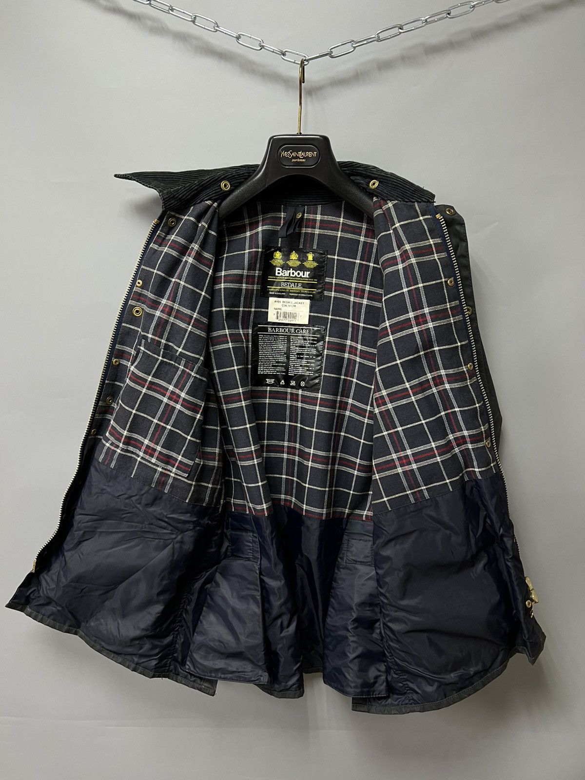 Barbour Barbour Vintage Bedale Navy Wax Jacket Coat Men’s Size US S / EU 44-46 / 1 - 2 Thumbnail