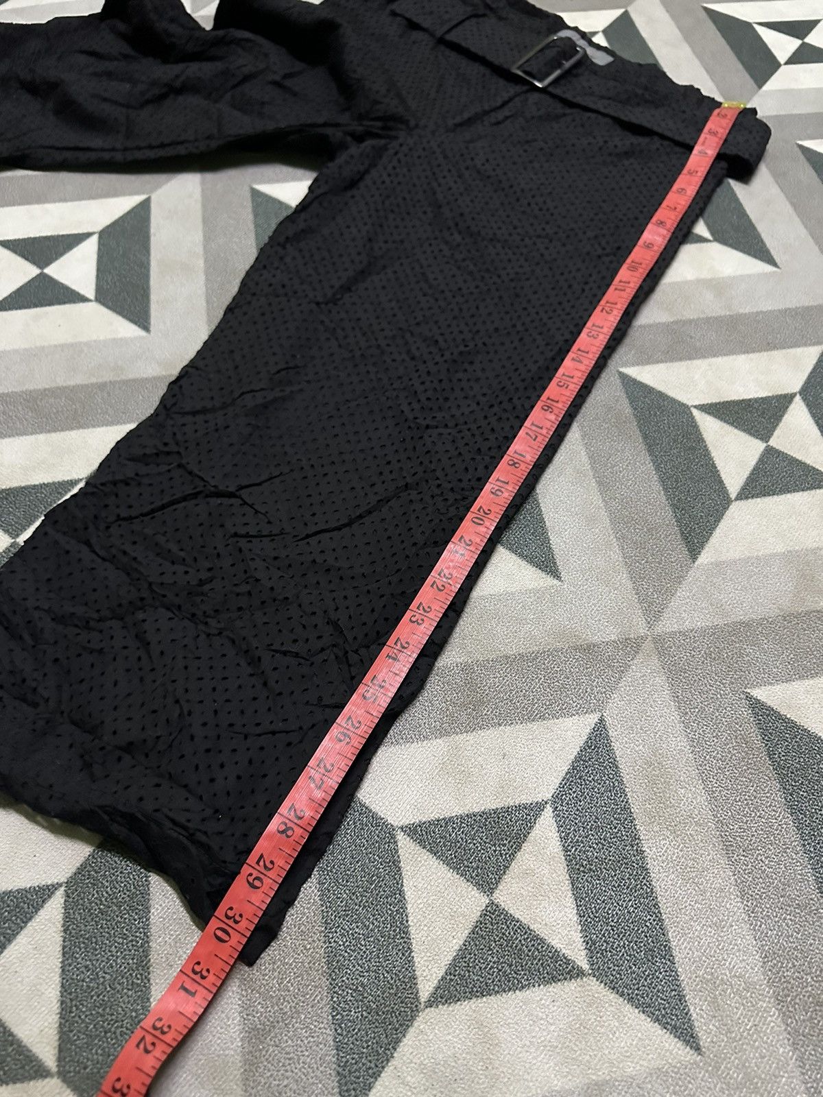 Yohji Yamamoto Yohji Yamamoto + noir signature hole-type pants size 28 Size 28" / US 6 / IT 42 - 14 Thumbnail