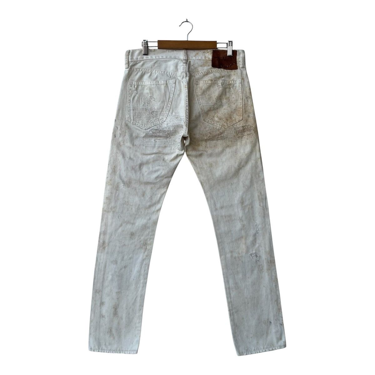Helmut Lang Denim & Supply Ralph Lauren Boro Sashiko Distressed Denim Size US 32 / EU 48 - 4 Thumbnail