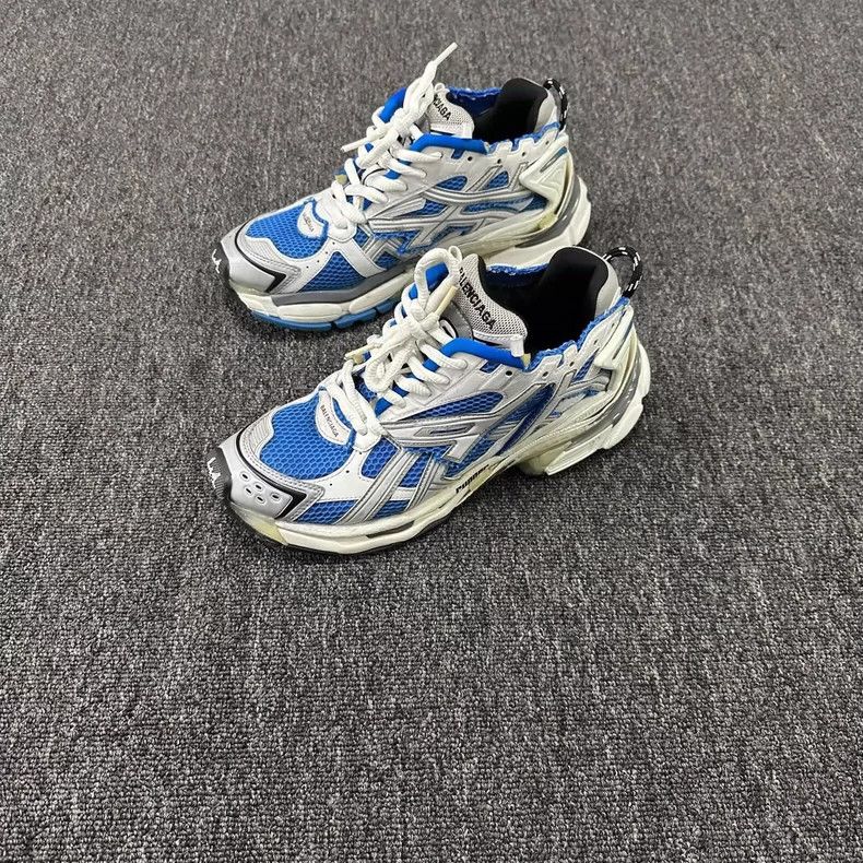 Balenciaga Balenciaga Runner Blue and White shoes 2502-Nextarrow Size US 8 / EU 41 - 1 Thumbnail