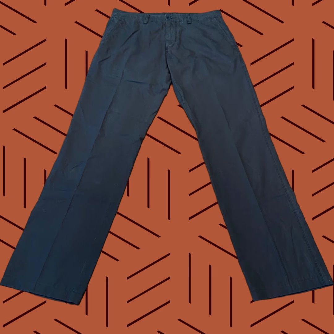 Hugo Boss Hugo Boss Pants Mens 30x31 Black Regular Fit Casual Pleated Work Outdoor Size US 30 / EU 46 - 1 Thumbnail