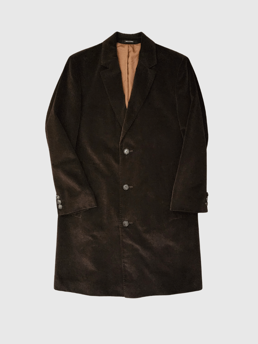 Hugo Boss Vintage x 90s Hugo Boss Stratus Men’s Brown Long Coat Size US M / EU 48-50 / 2 - 2 Thumbnail
