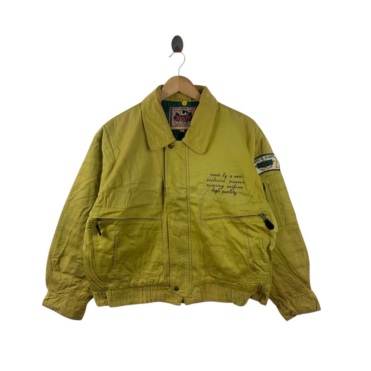Vintage Vintage CRACKERS FINEST Worker Chore Patch Jacket Size US M / EU 48-50 / 2 - 1 Thumbnail