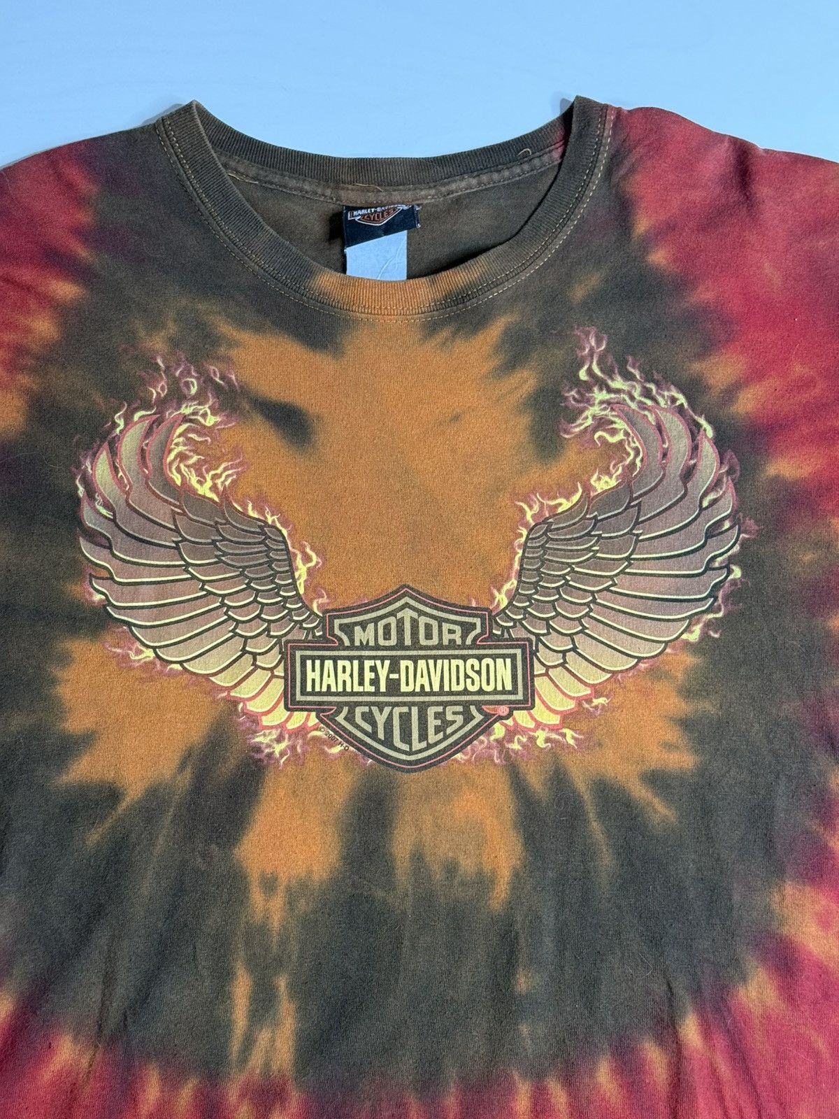 Harley Davidson VINTAGE Y2K Harley Davidson Firebird Tee “Tie-Dye” [ L ] PRE Size US L / EU 52-54 / 3 - 3 Thumbnail