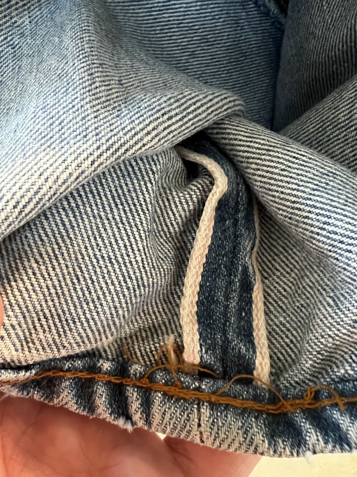 Levi's × Vintage Vintage 80’s Small e Levi’s 501 Selvedge Jeans 524 button Size US 33 - 7 Thumbnail