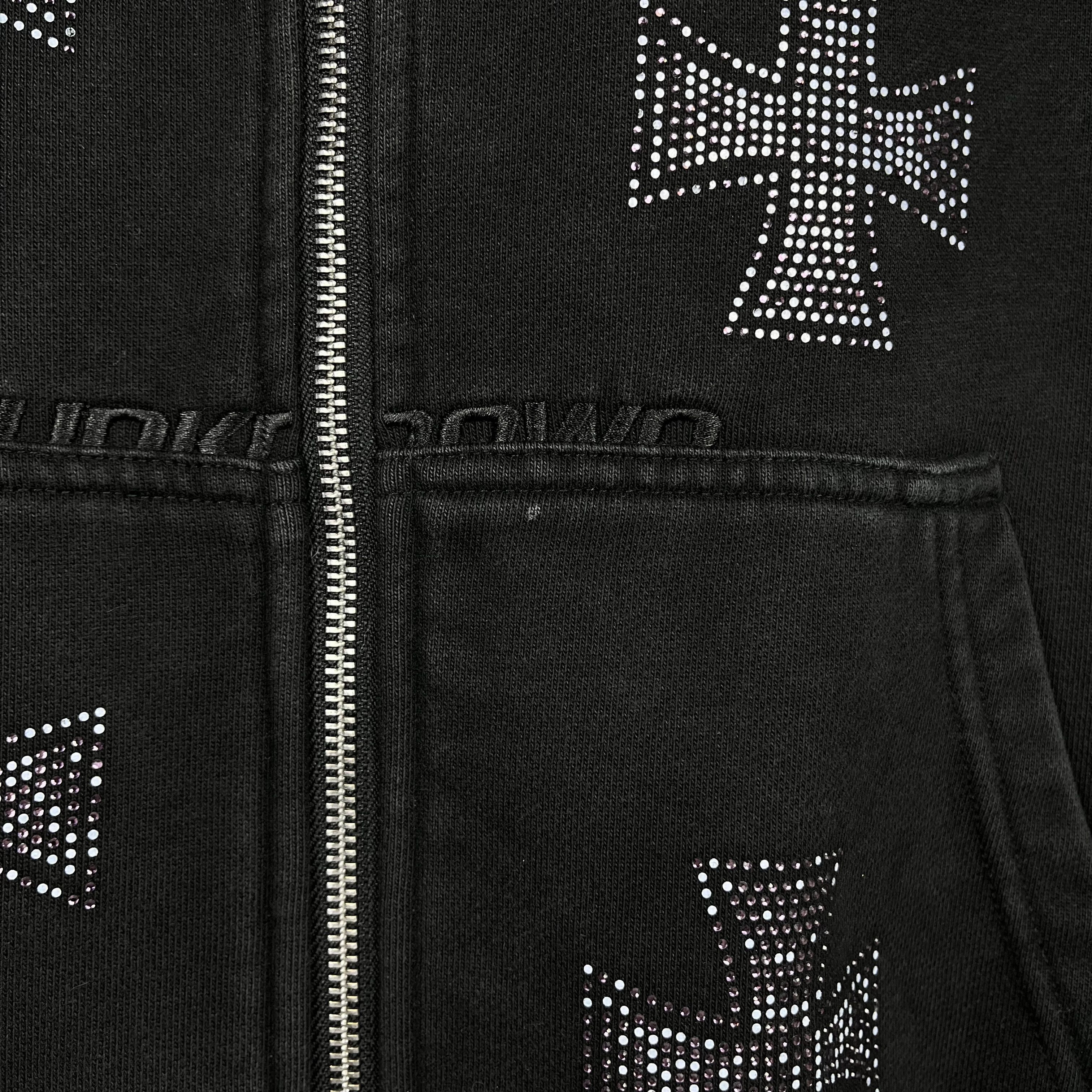 Unknown London Unknown London Saint Row Cross Full Zip Hoodie Size US S / EU 44-46 / 1 - 9 Thumbnail