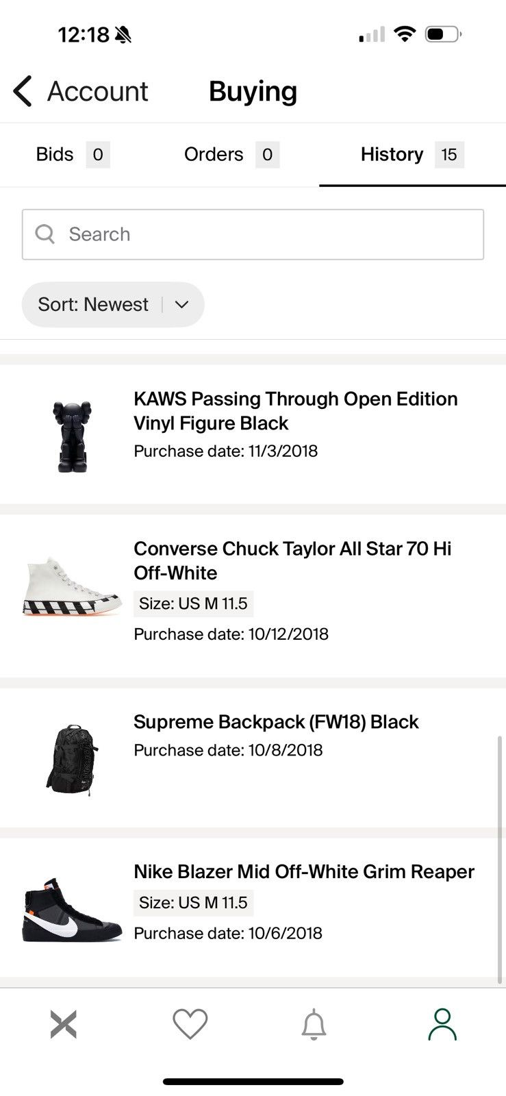 Nike × Off-White Nike blazers Off-white grim reapers Size US 11.5 / EU 44-45 - 12 Thumbnail