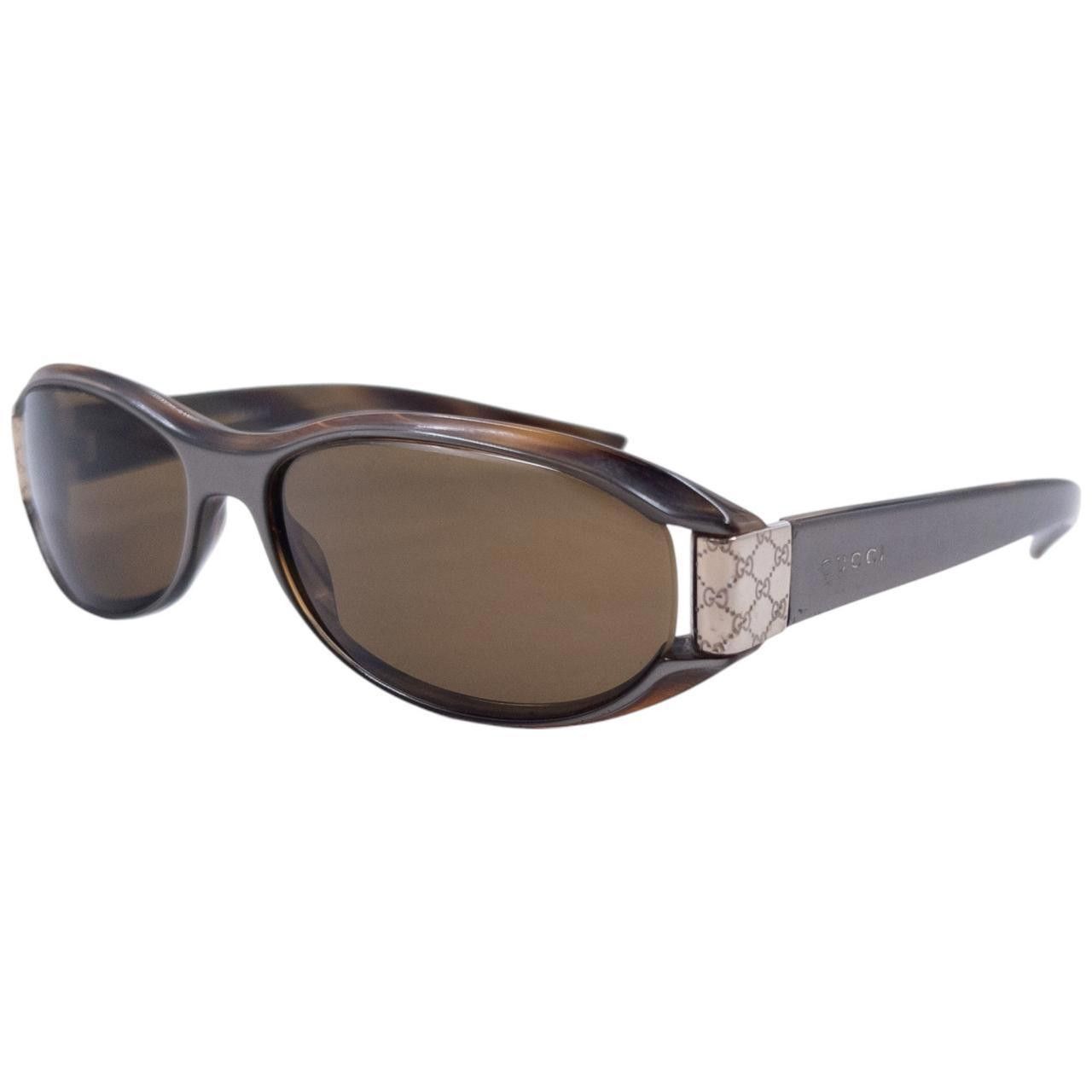 Gucci Vintage Gucci Monogram Sunglasses Size ONE SIZE - 1 Thumbnail