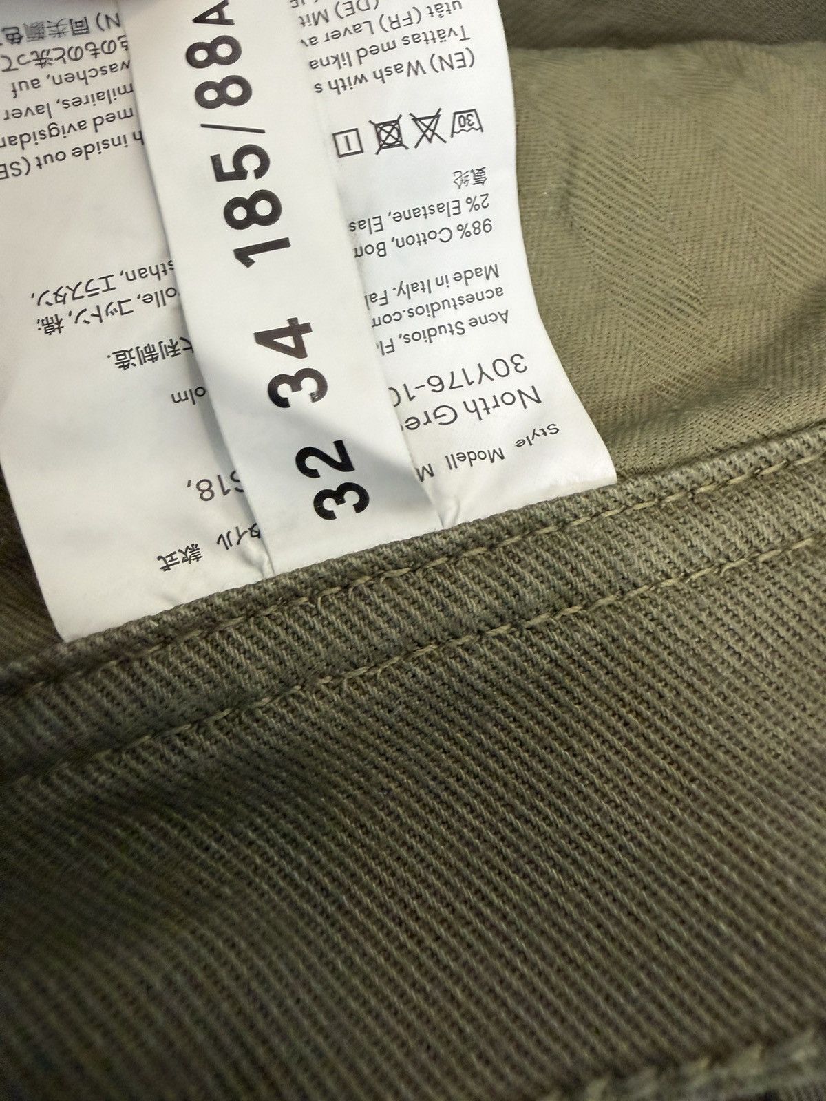 Acne Studios Acne Studios Jeans - Stockholm Green Size US 32 / EU 48 - 5 Thumbnail