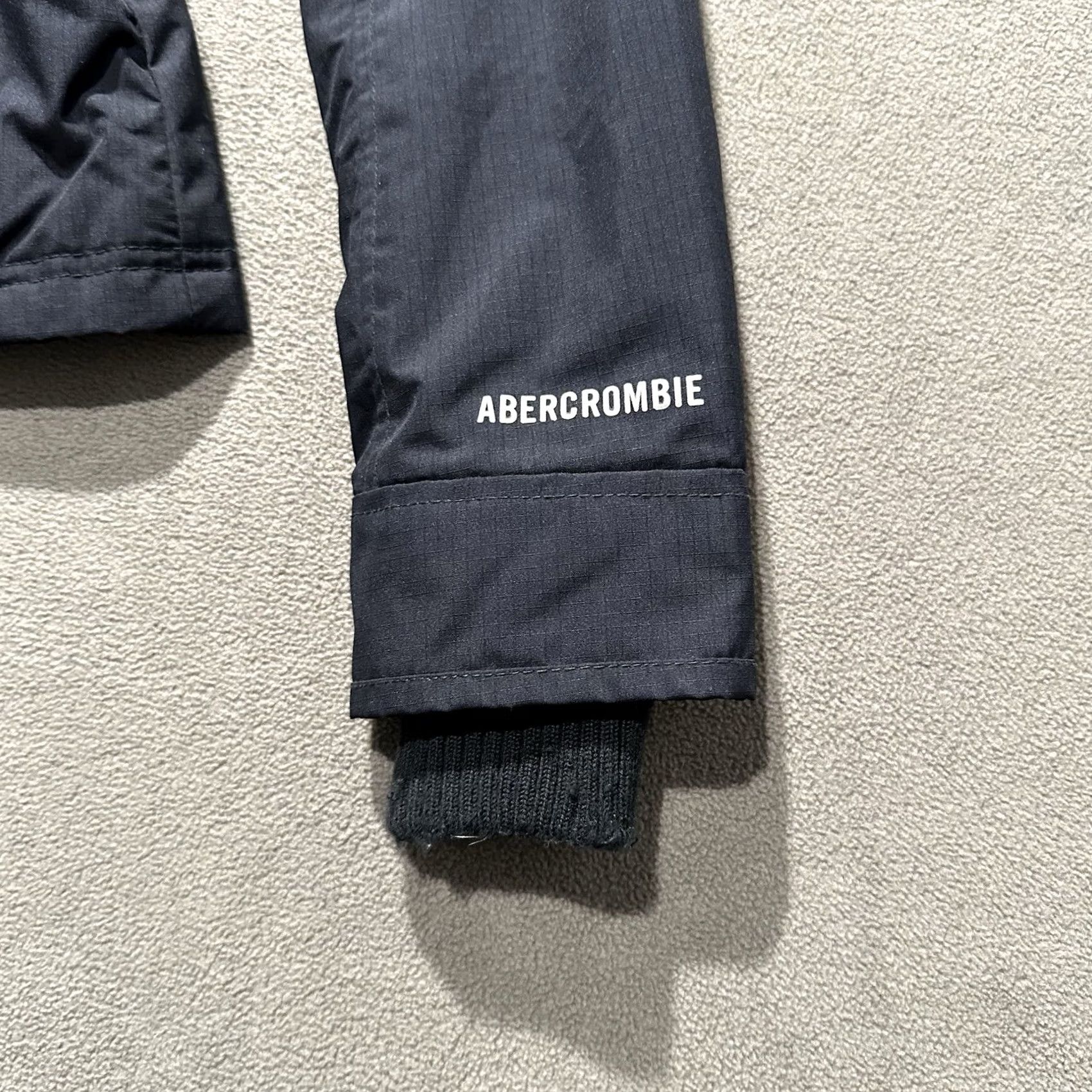 Abercrombie & Fitch Abercrombie & Fitch All‑Season Weather Warrior Jacket Womens XS Navy Blue EUC Size XS / US 0-2 / IT 36-38 - 7 Thumbnail
