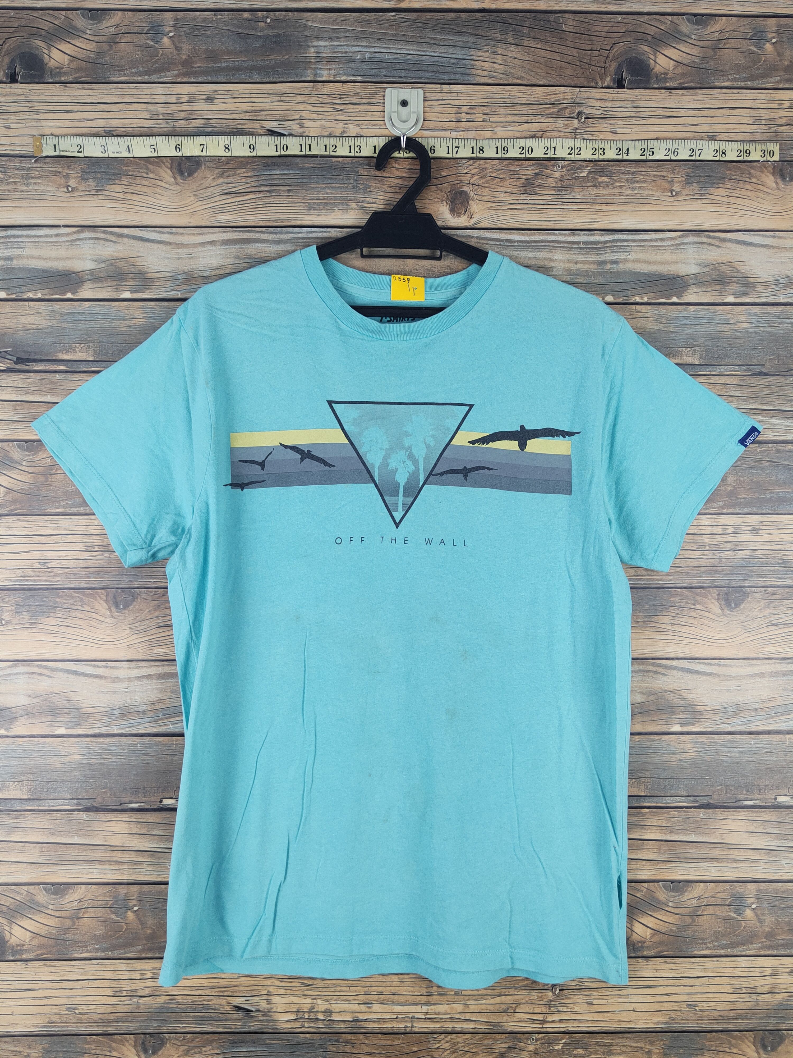 Vans DL Vans Turquoise Short Sleeve T-shirt #2559 Size US M / EU 48-50 / 2 - 1 Thumbnail