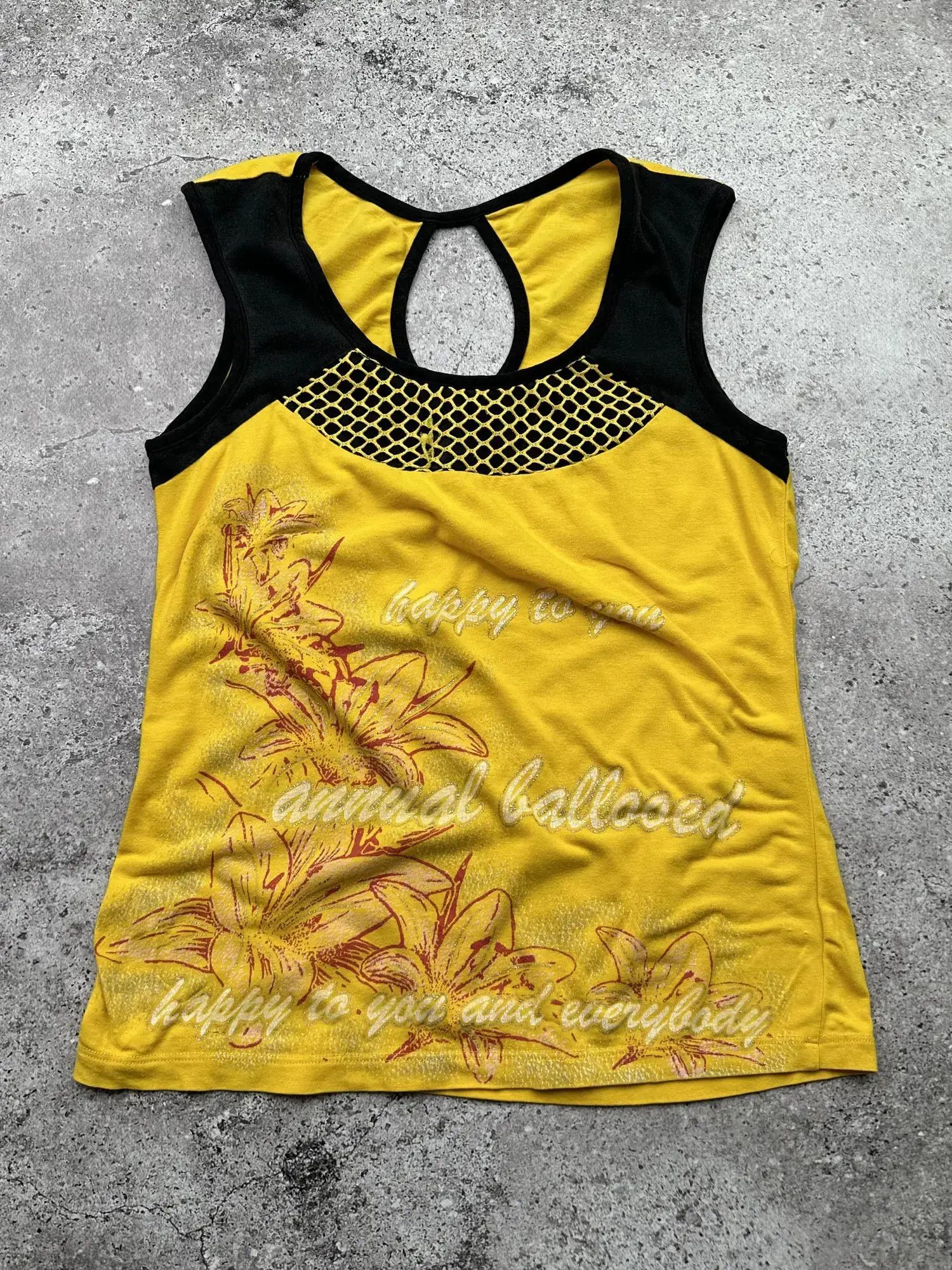 Vintage Vintage Tank Top C509(V213)(E8) Size S / US 4 / IT 40 - 1 Thumbnail
