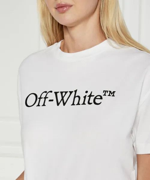 Off-White o1y1225 Crewneck T-Shirt in White Size XS / US 0-2 / IT 36-38 - 2 Thumbnail